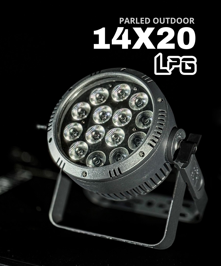 Refletor de LED LPG Outdoor 14x20W RGBW (4 in1)