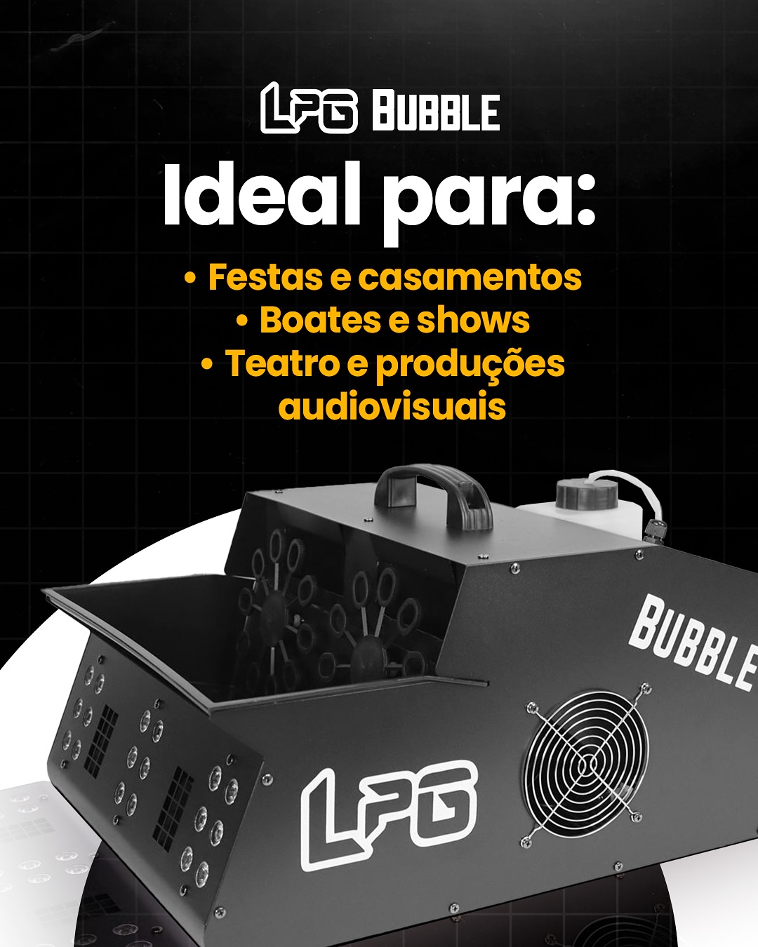 Máquina de Fumaça com Bolha Pro 1200W Bubble Machine