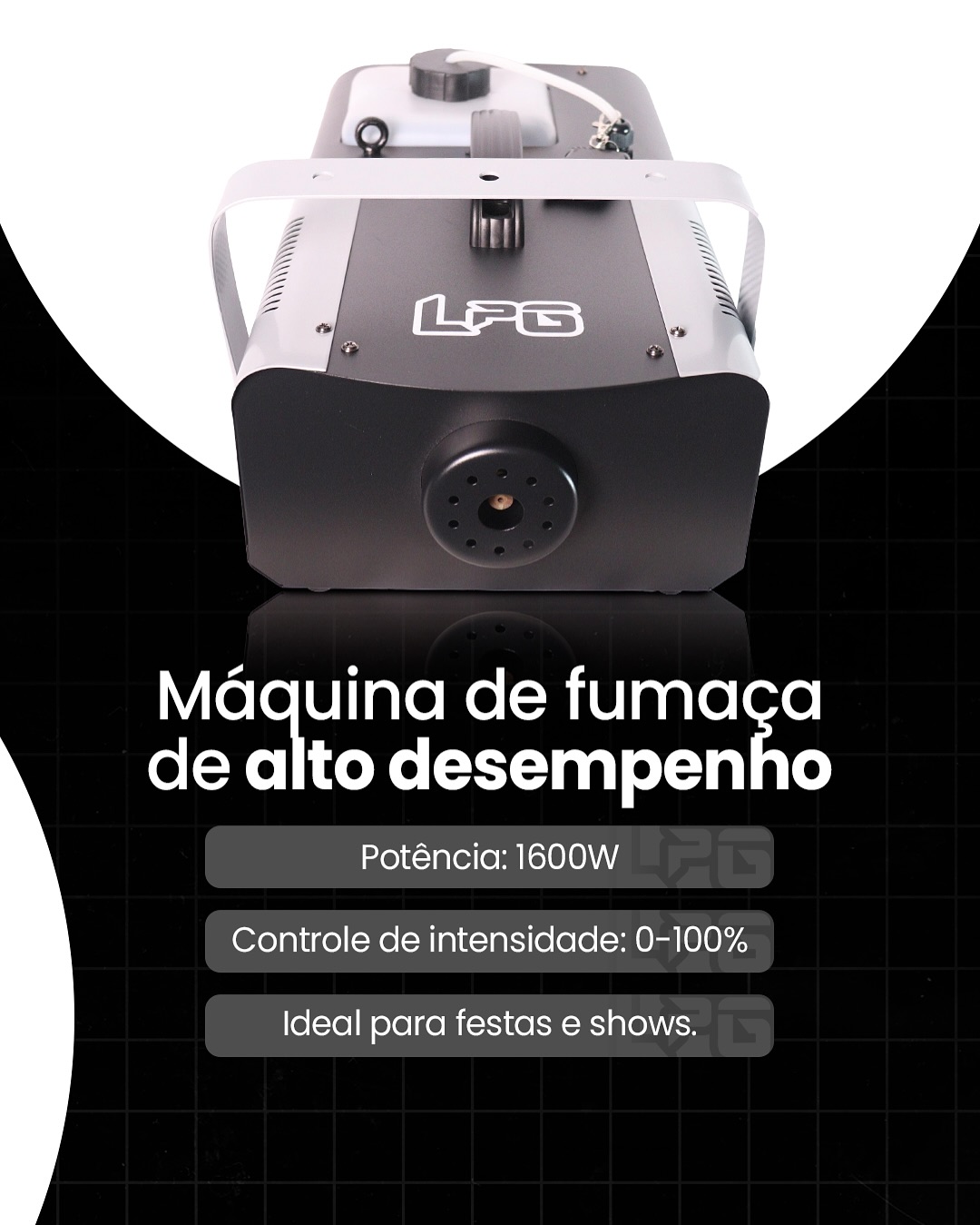 Máquina de Fumaça 1600W com DMX