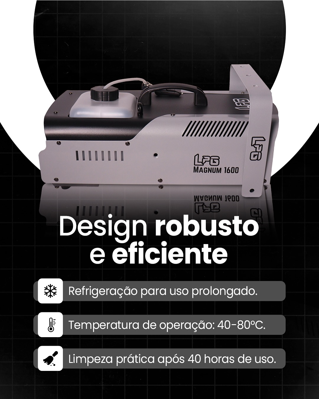 Máquina de Fumaça 1600W com DMX