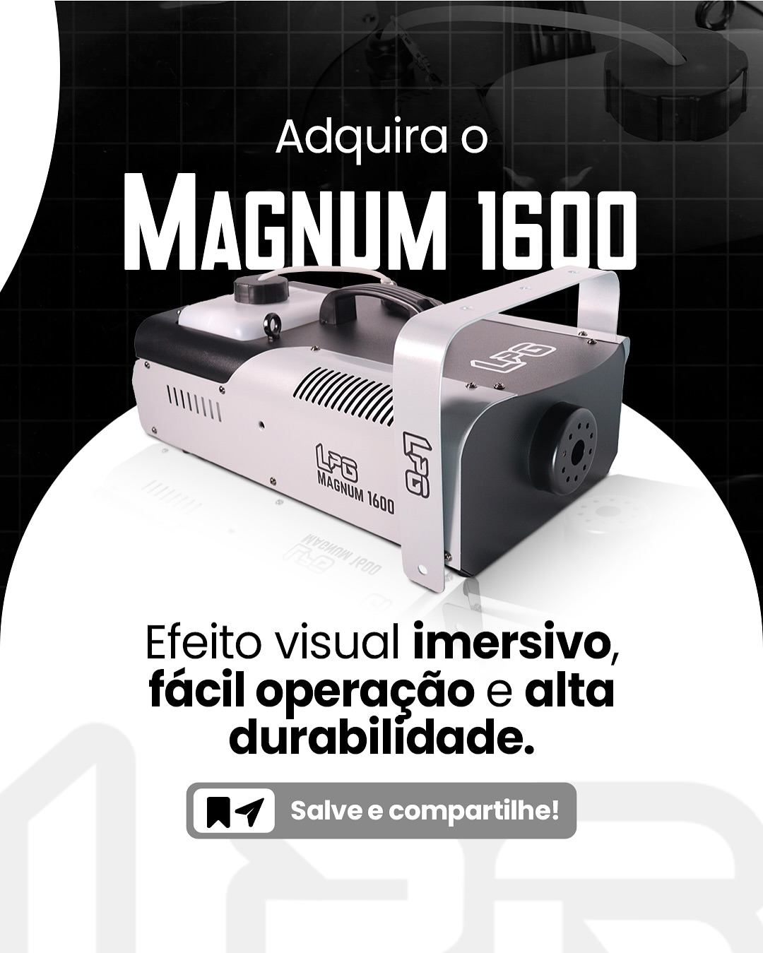 Máquina de Fumaça 1600W com DMX