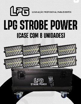 Estrobo RGB 8+8 Power Slim