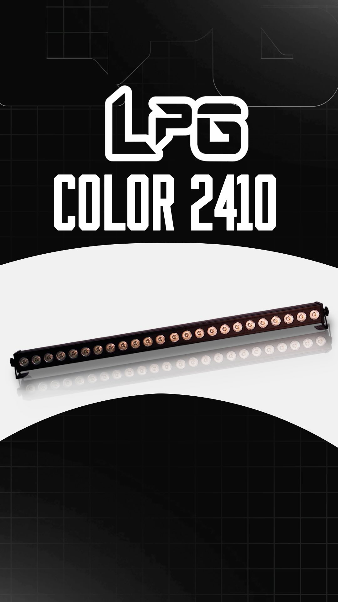 Ribalta de LED Indoor Color 2410 com 24x10W RGBW