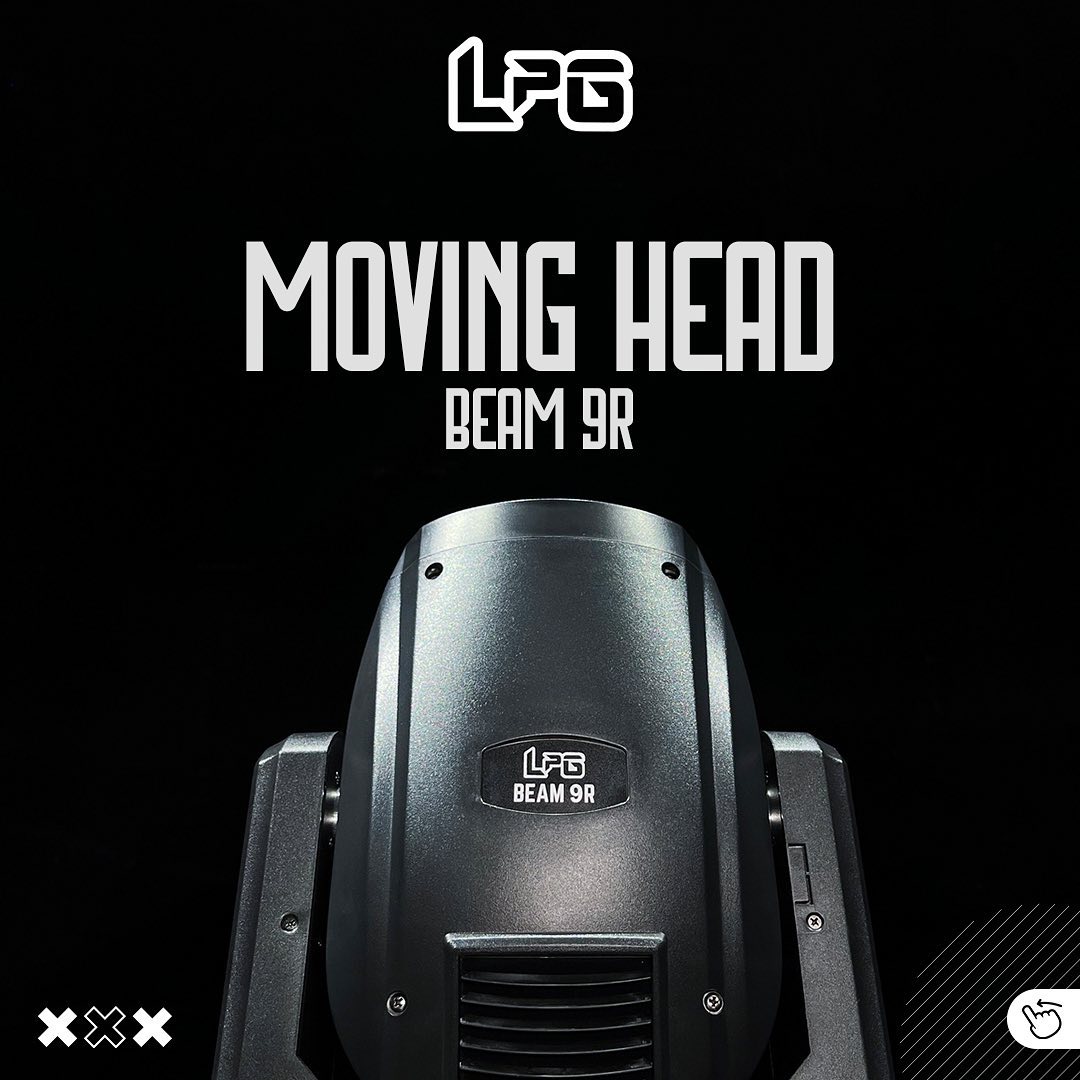 Moving Head Beam 9R no Case Duplo